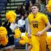 Saline junior Max Recknagel is introduced to the game on Friday, Feb. 1. Daniel Brenner I AnnArbor.com